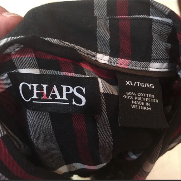 Chaps Long Sleeve Button Down Shirt men XL NWT - Picture 3 of 5